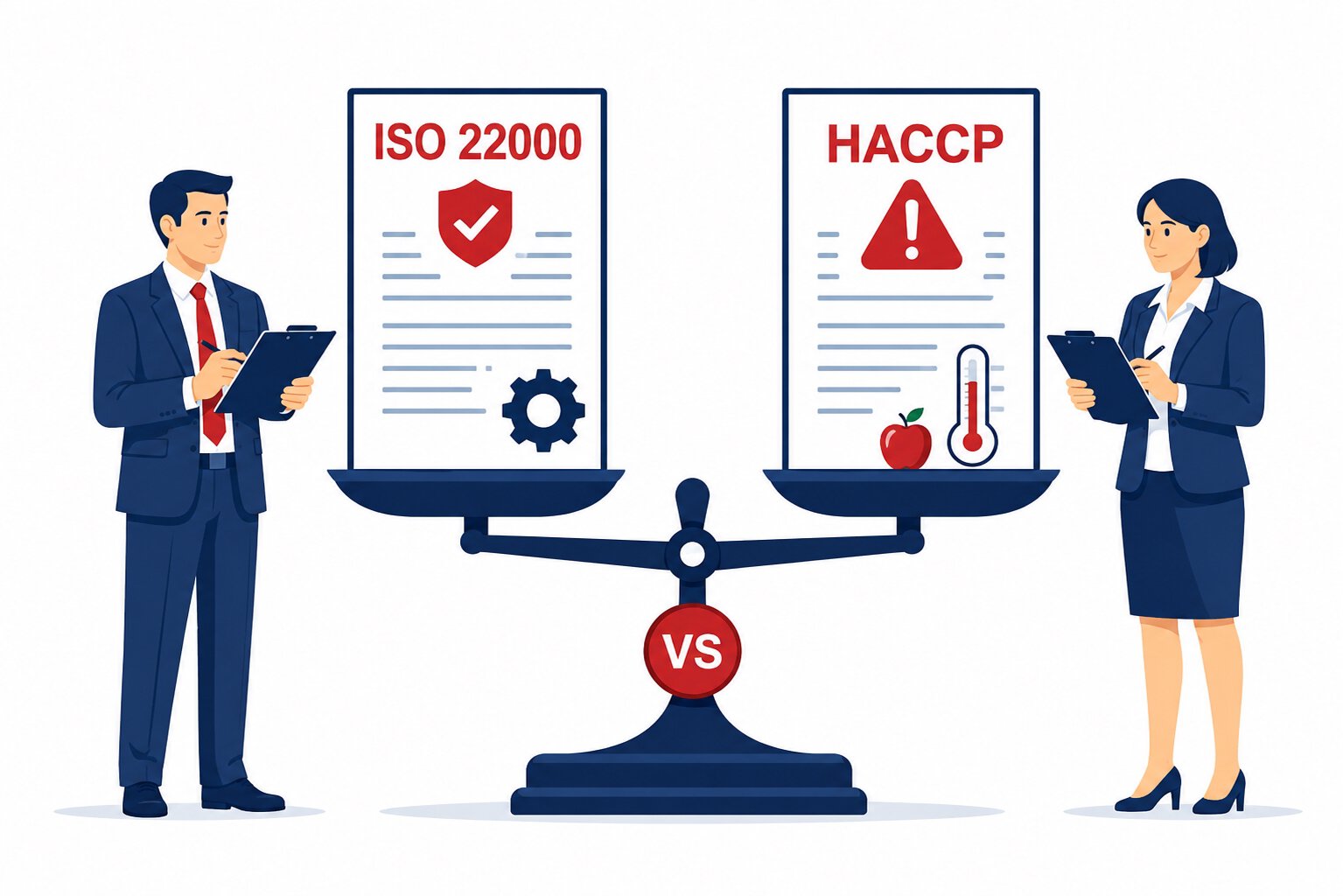 Различия между ISO 22000 и ХАССП