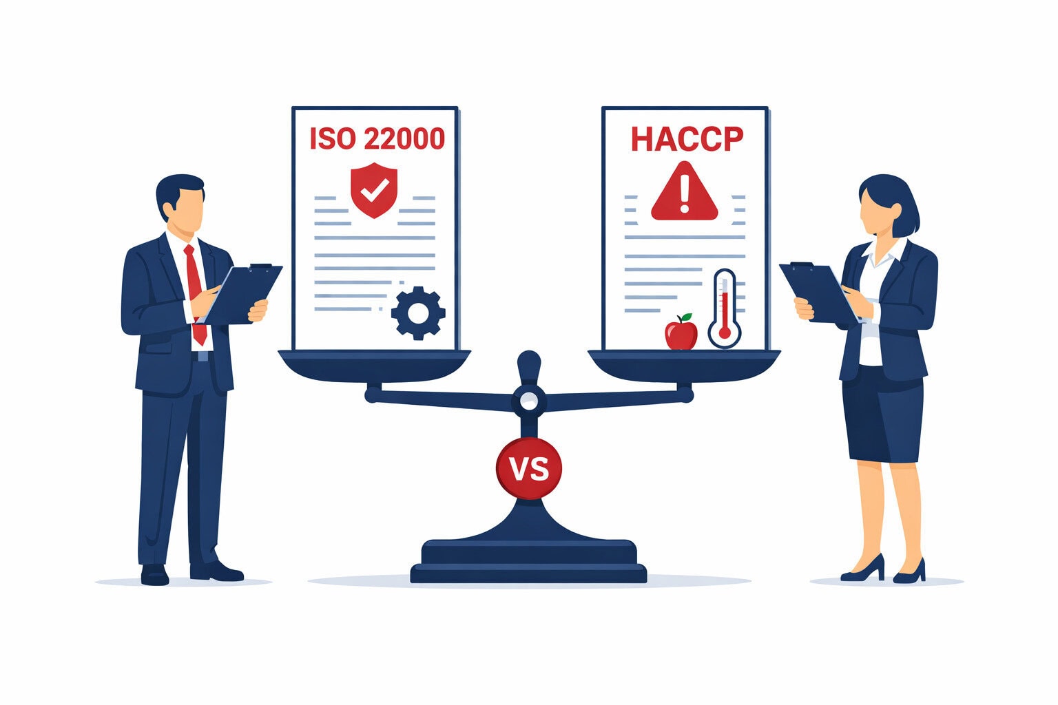 Различия между ISO 22000 и ХАССП