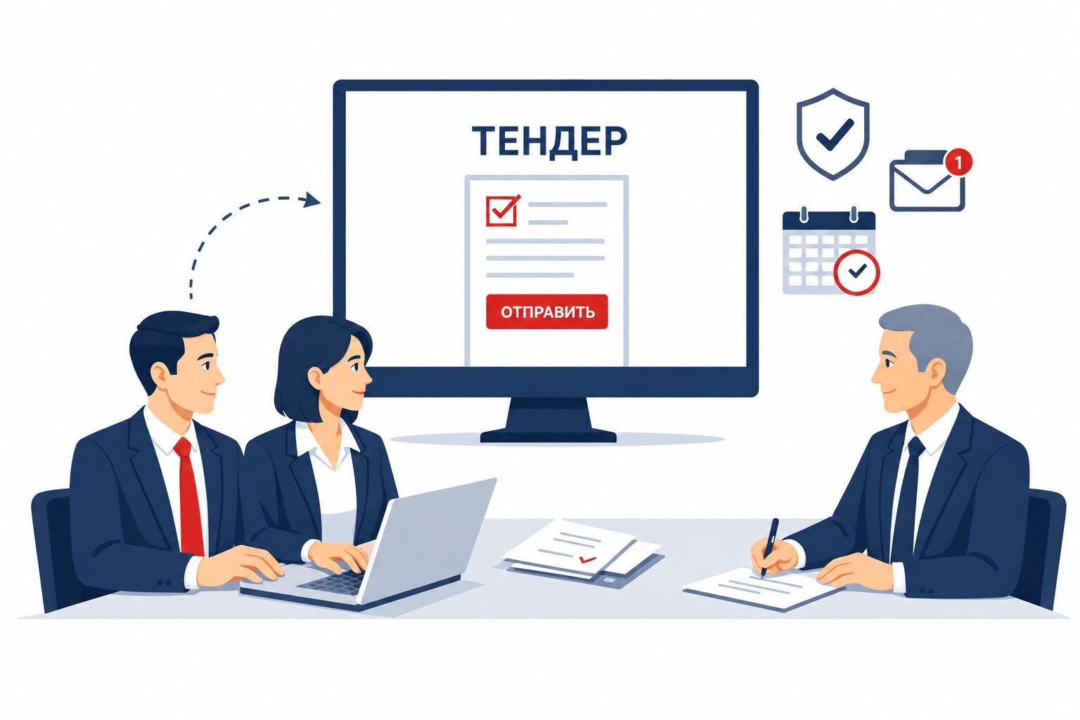 Основные этапы участия в тендере